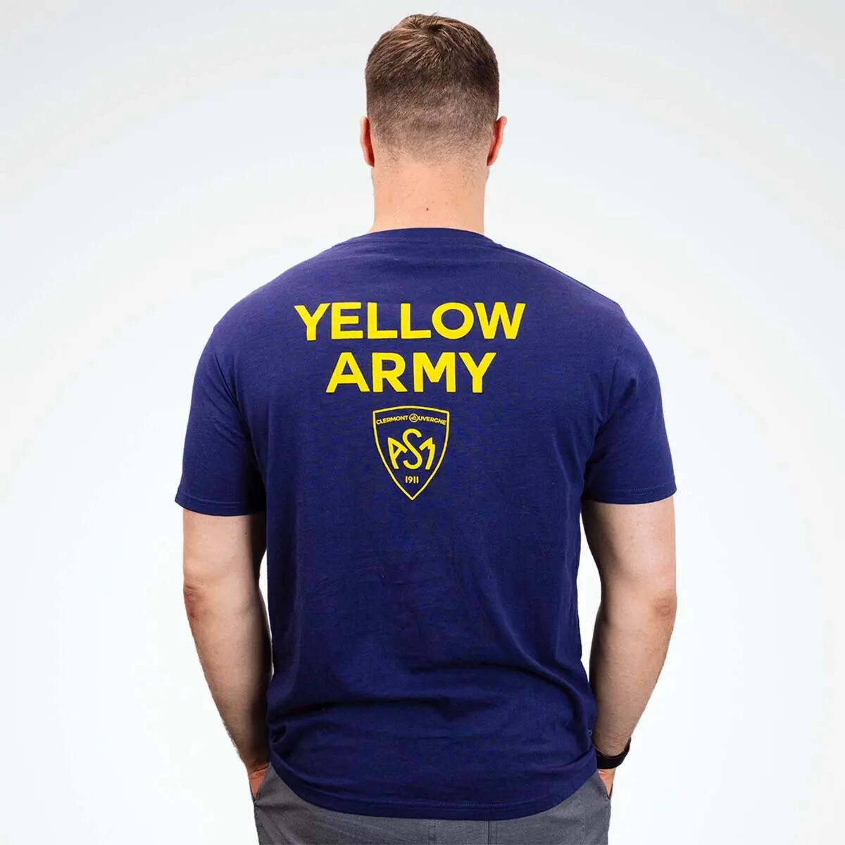 T-shirt ASM Clermont-Auvergne Beauregard pour homme Bleu marine 2/4