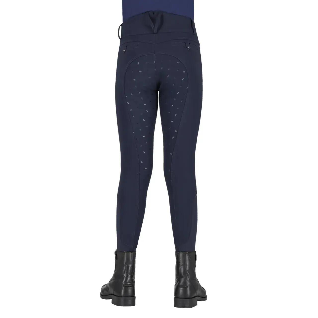 Pantalon équitation full grip enfant QHP Lymee 7/7