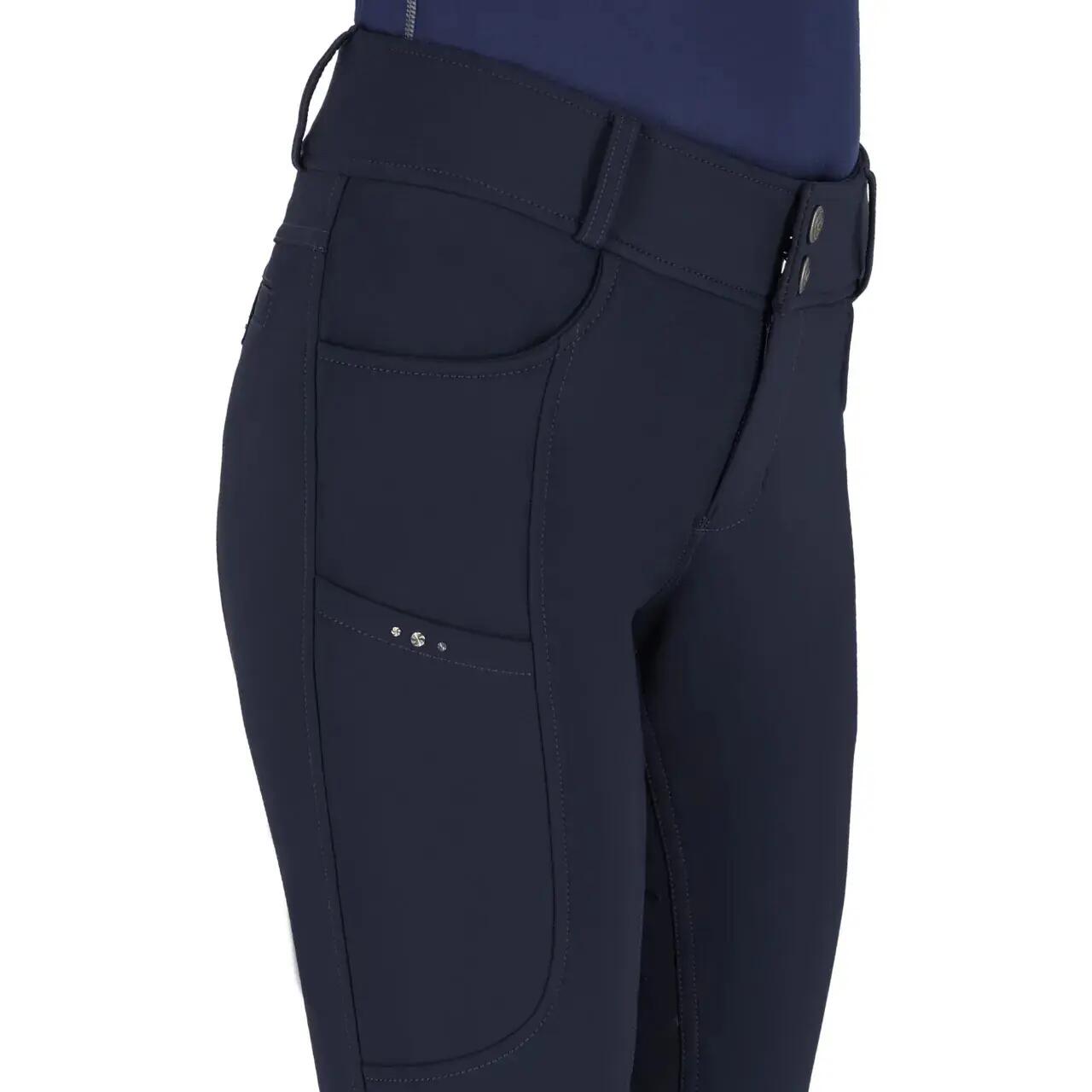 Pantalon équitation full grip enfant QHP Lymee 5/7