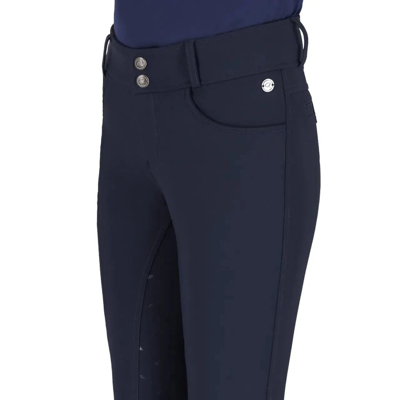 Pantalon équitation full grip enfant QHP Lymee 4/7
