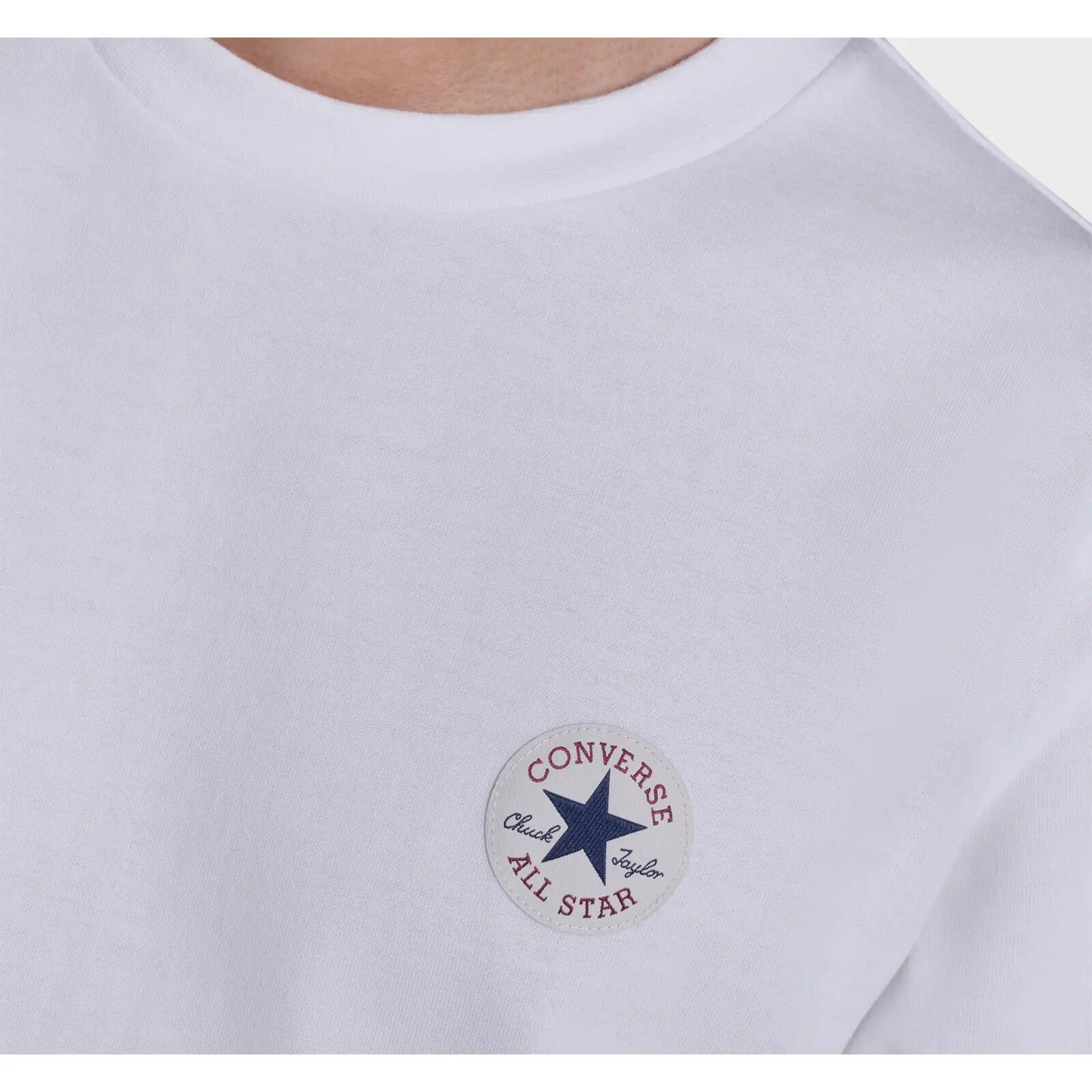 T-Shirt Converse Chuck Patch Tee, Branco, Unissex 5/5