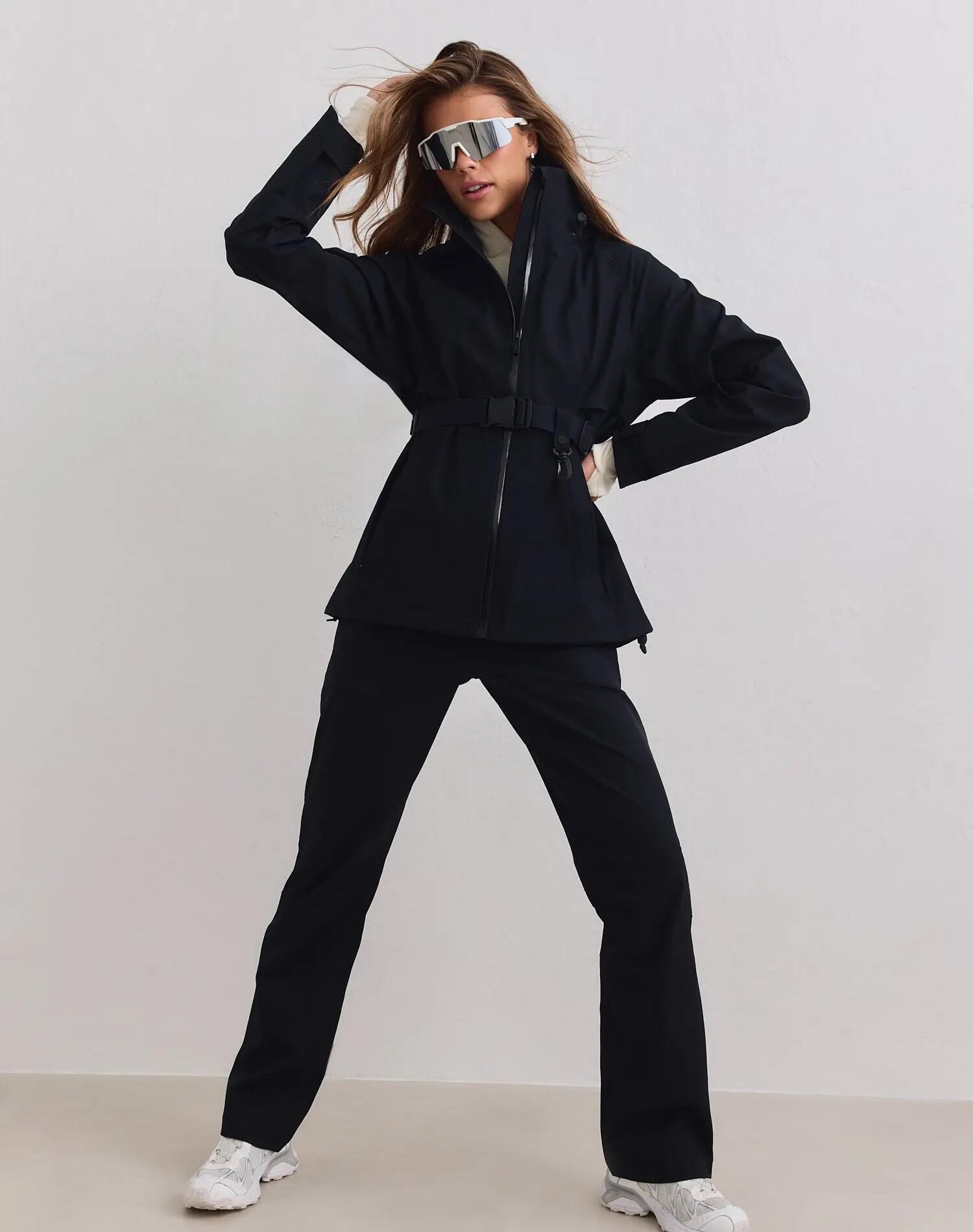 Femme Veste 3 Couches Noire 2/7