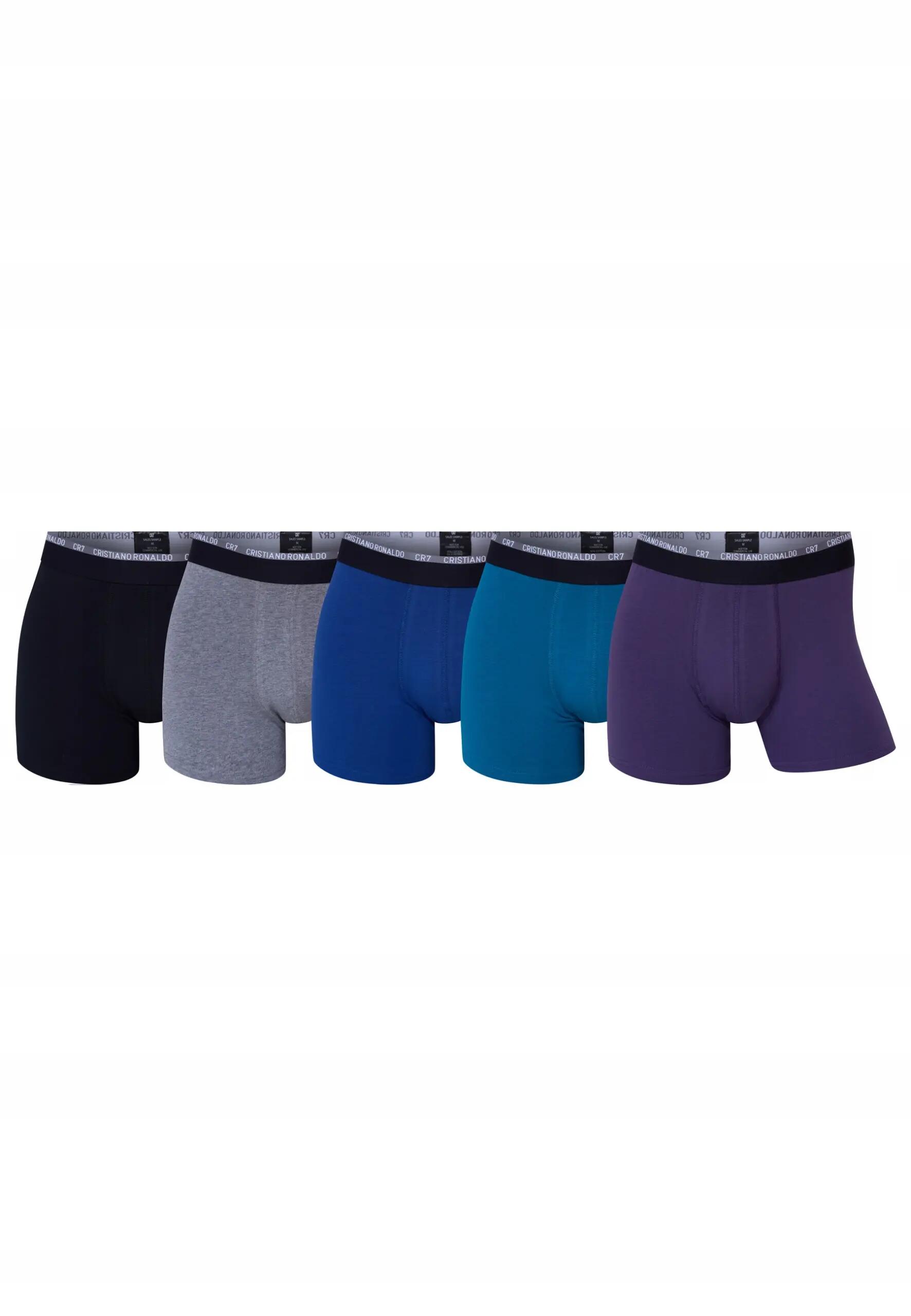BIELIZNA MĘSKA BOKSERKI CR7 Basic Trunk, 5-pack. XL 7/10