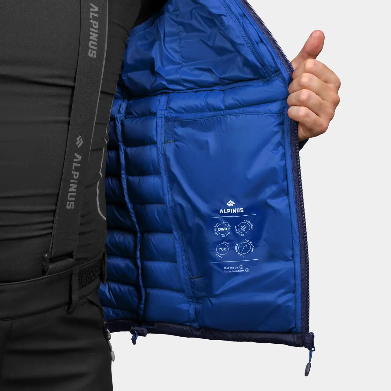 Kurtka męska puchowa Alpinus lekka Kiruna 6/8
