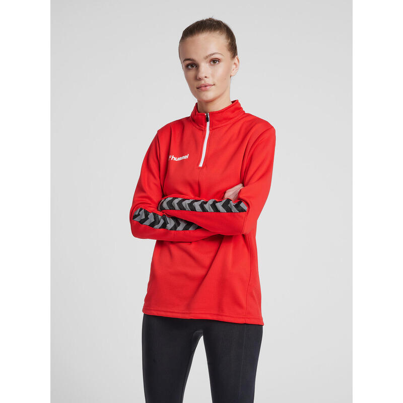 Hummel Half Zip Sweatshirt Hmlauthentic Half Zip Sweatshirt Woman