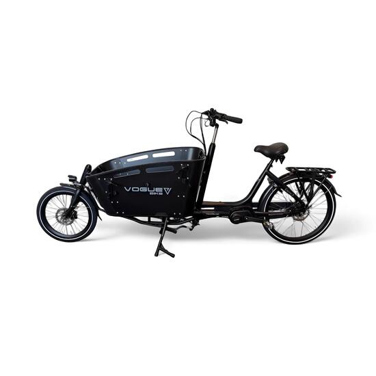 Vogue Carry 2 Elektrische Bakfiets - Mat Zwart - 50 cm