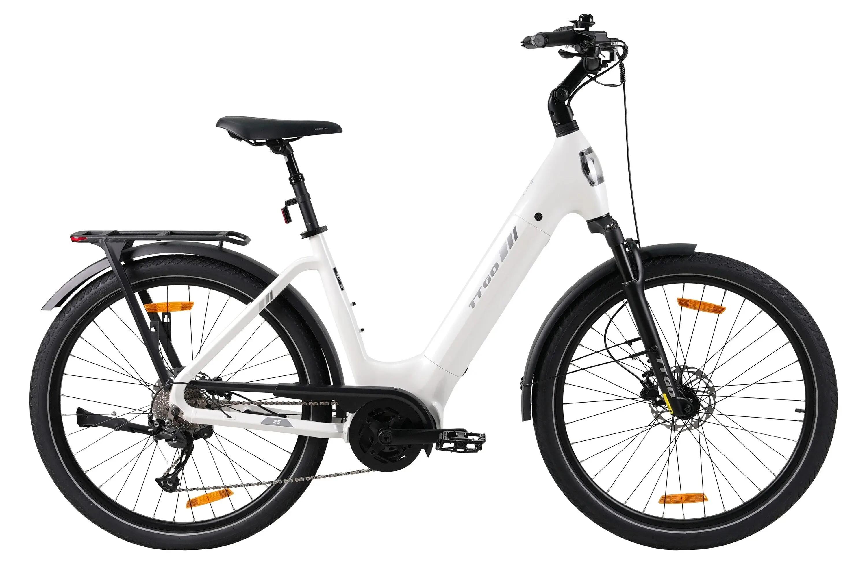 Z5 Miejski rower elektryczny z silnikiem centralnym 36V 18Ah 75Nm zasięg 130km 6/6