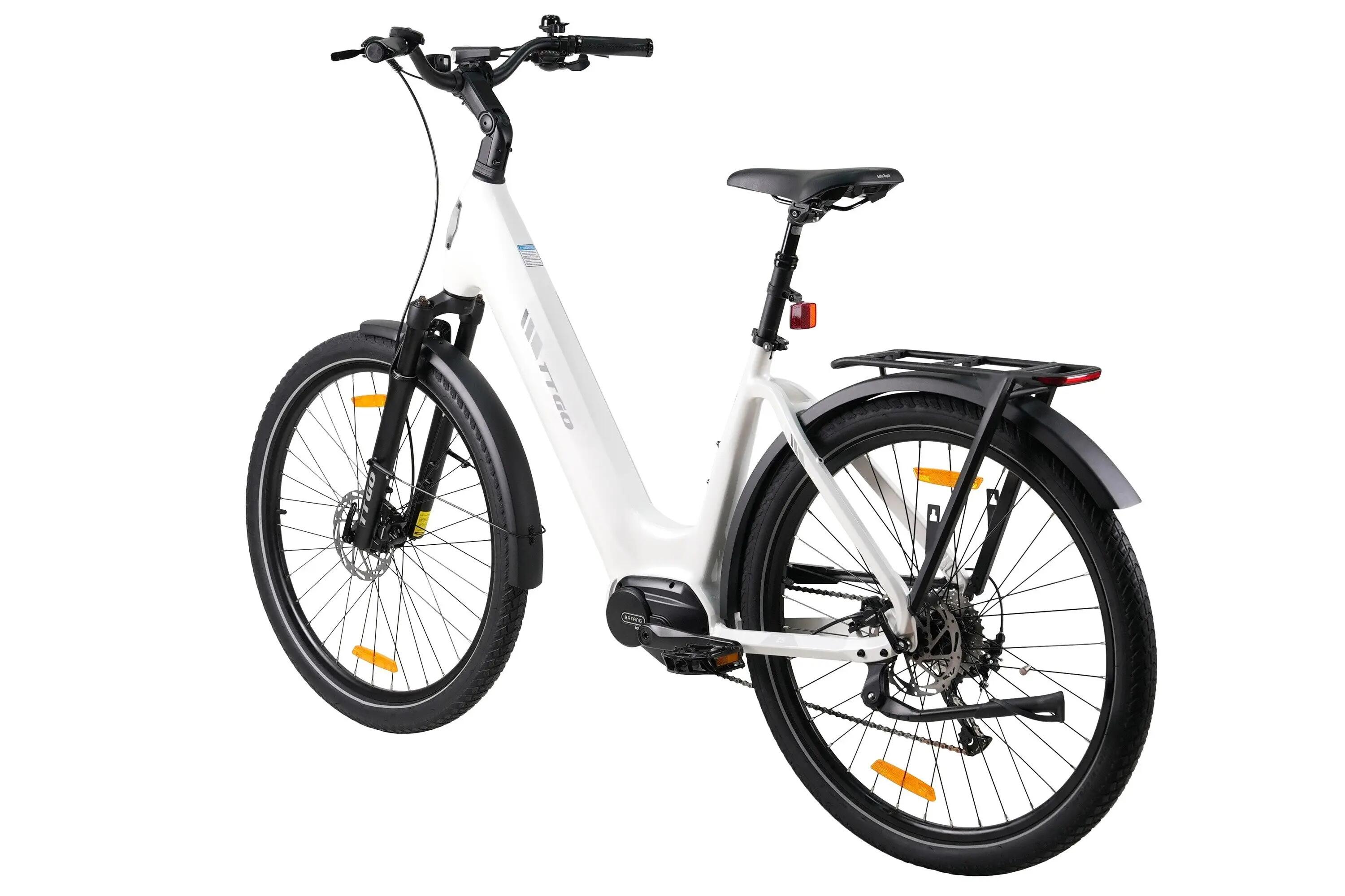 Z5 Miejski rower elektryczny z silnikiem centralnym 36V 18Ah 75Nm zasięg 130km 2/6