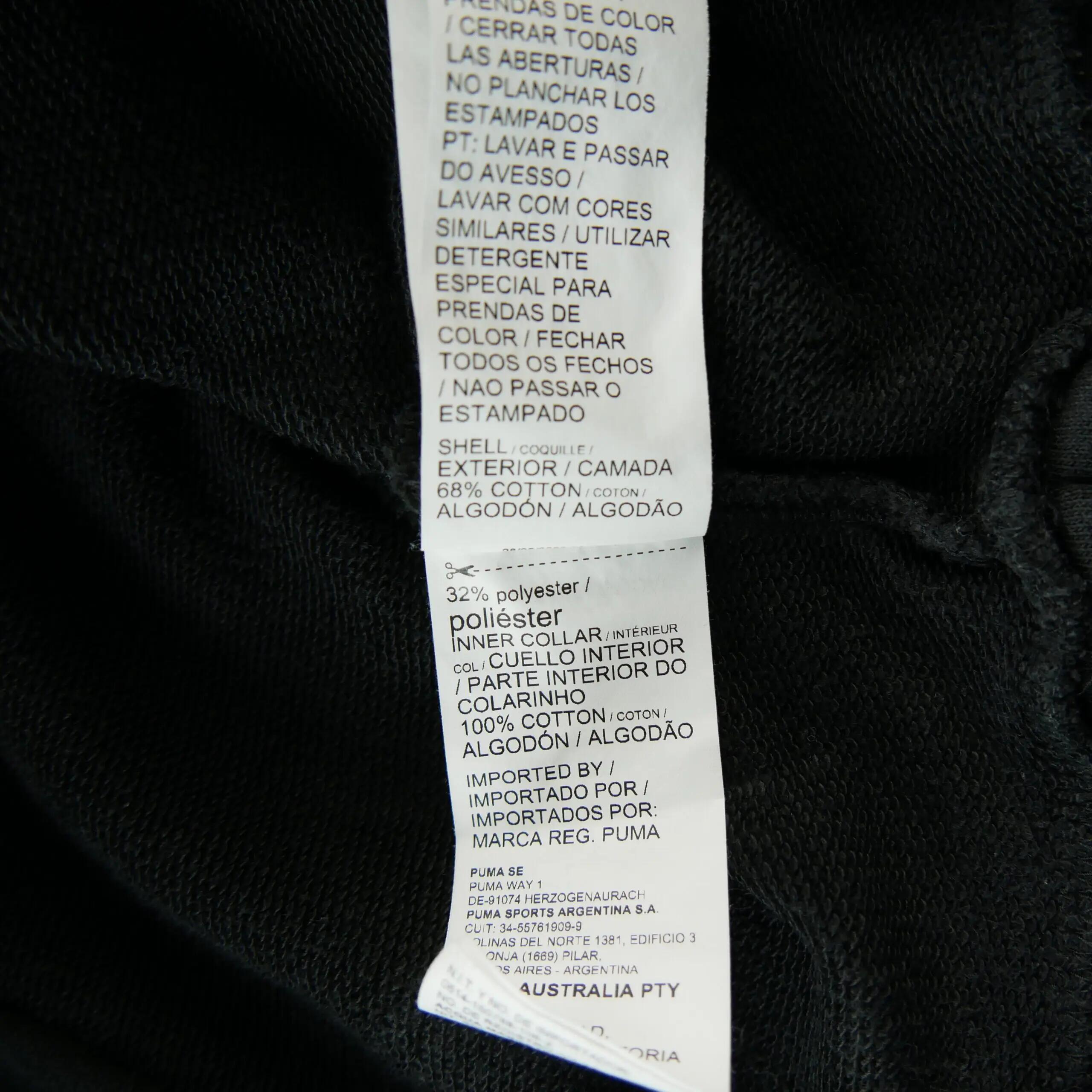 Sudadera Mujer Demi-zip 589605-01 Negro 6/6