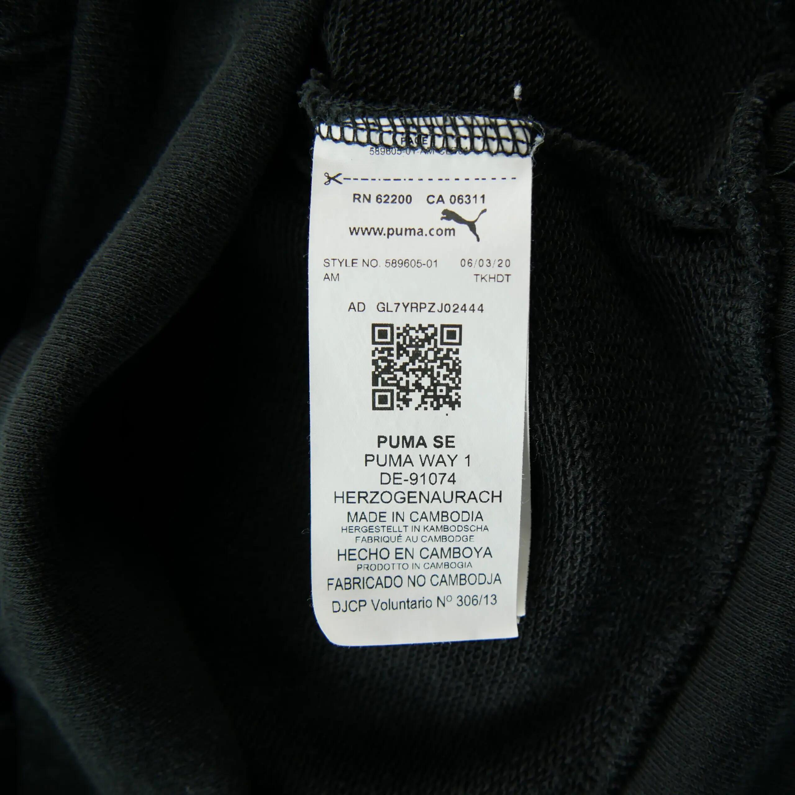 Sudadera Mujer Demi-zip 589605-01 Negro 5/6