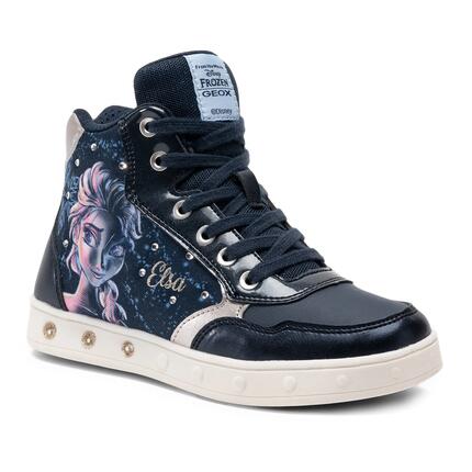 Basket Montante Cuir Enfant Geox Skylin