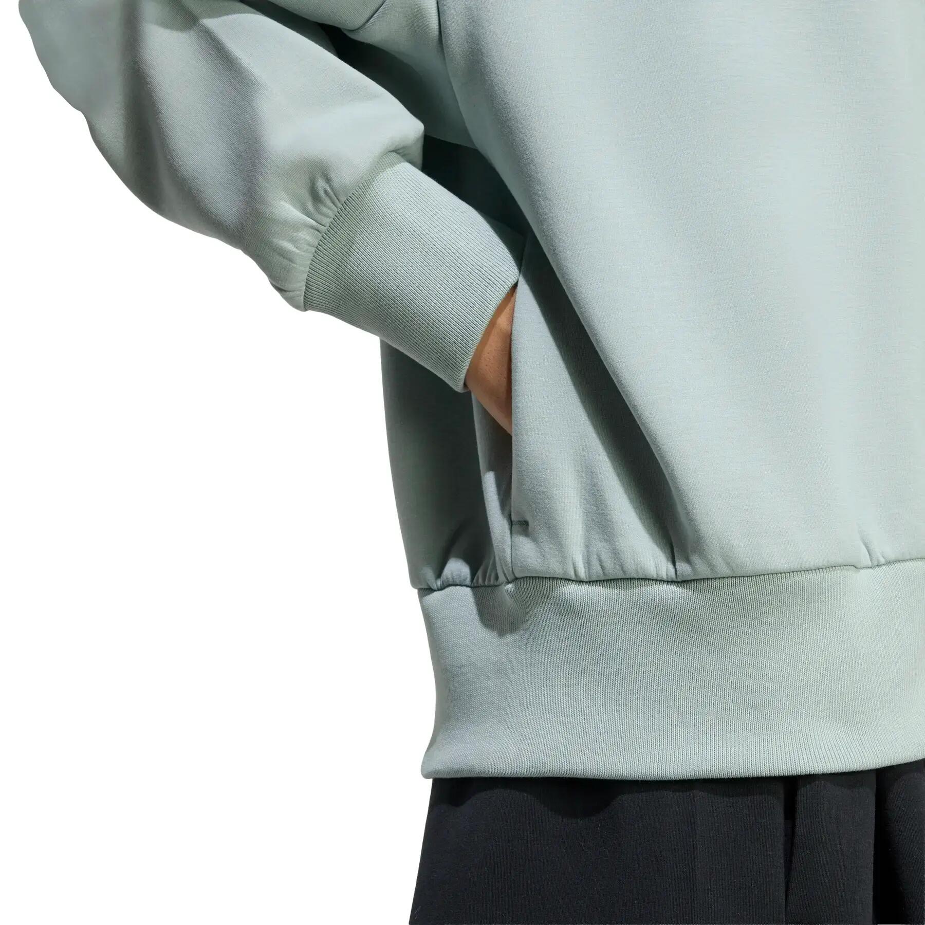 Felpa con cappuccio da donna adidas Soft Lux 6/6