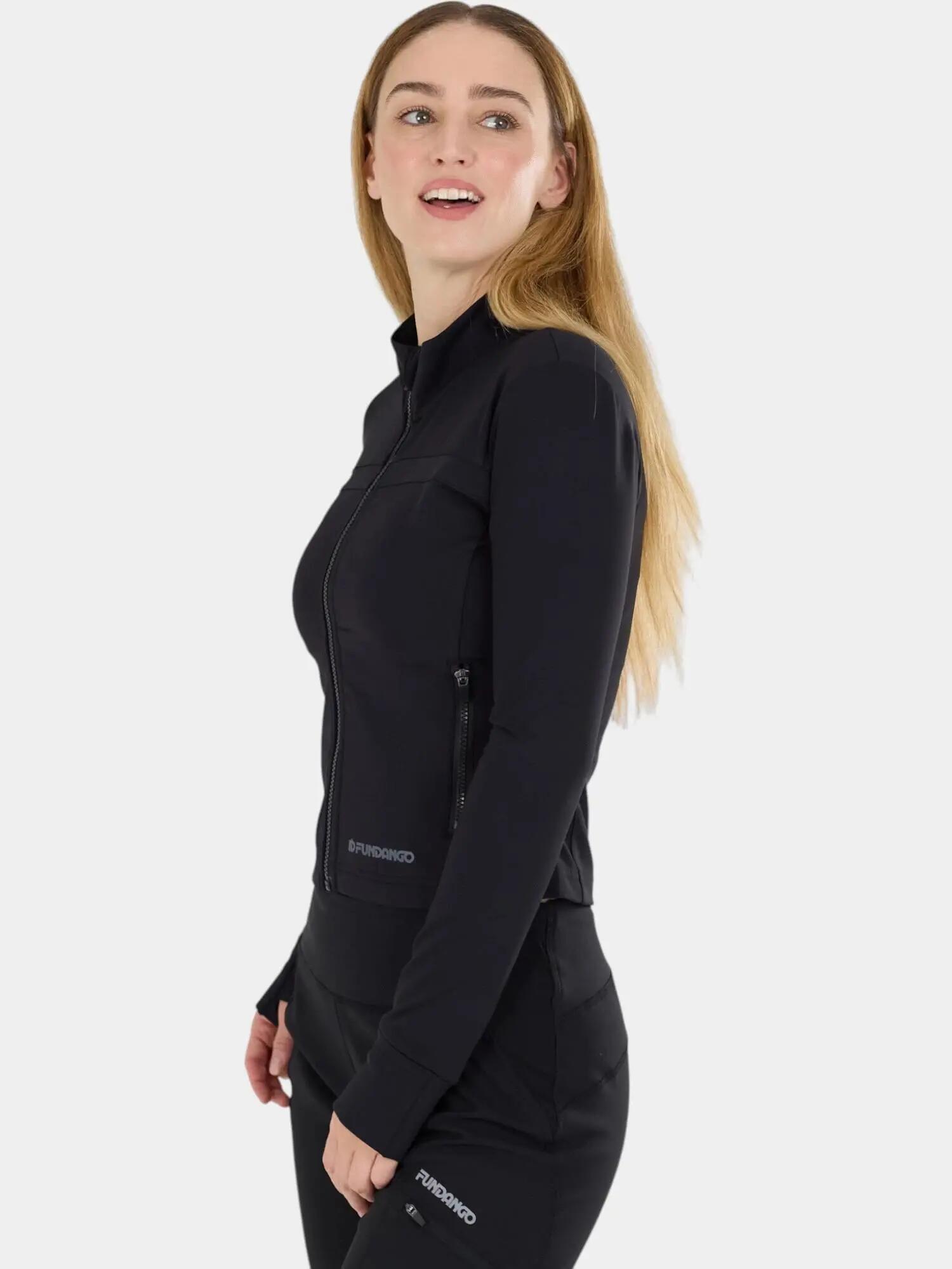 Dámské Sportovní Tričko Flow Thermo Zip Up 5/7