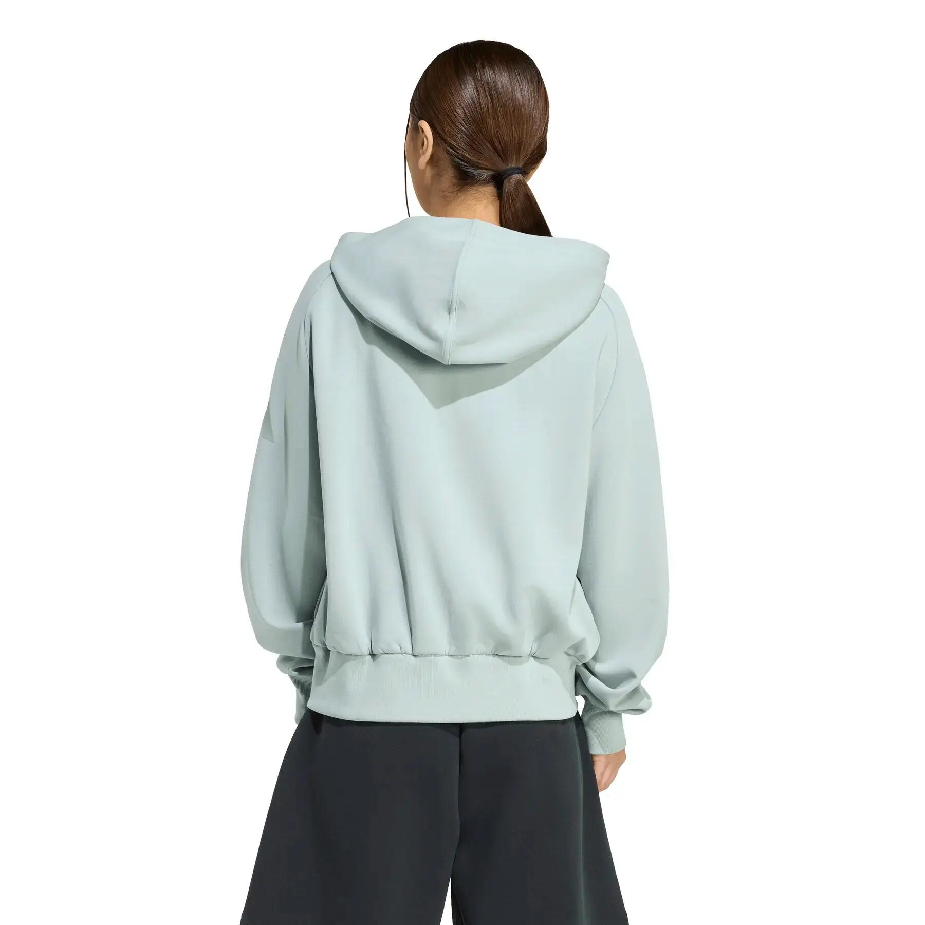 Felpa con cappuccio da donna adidas Soft Lux 3/6