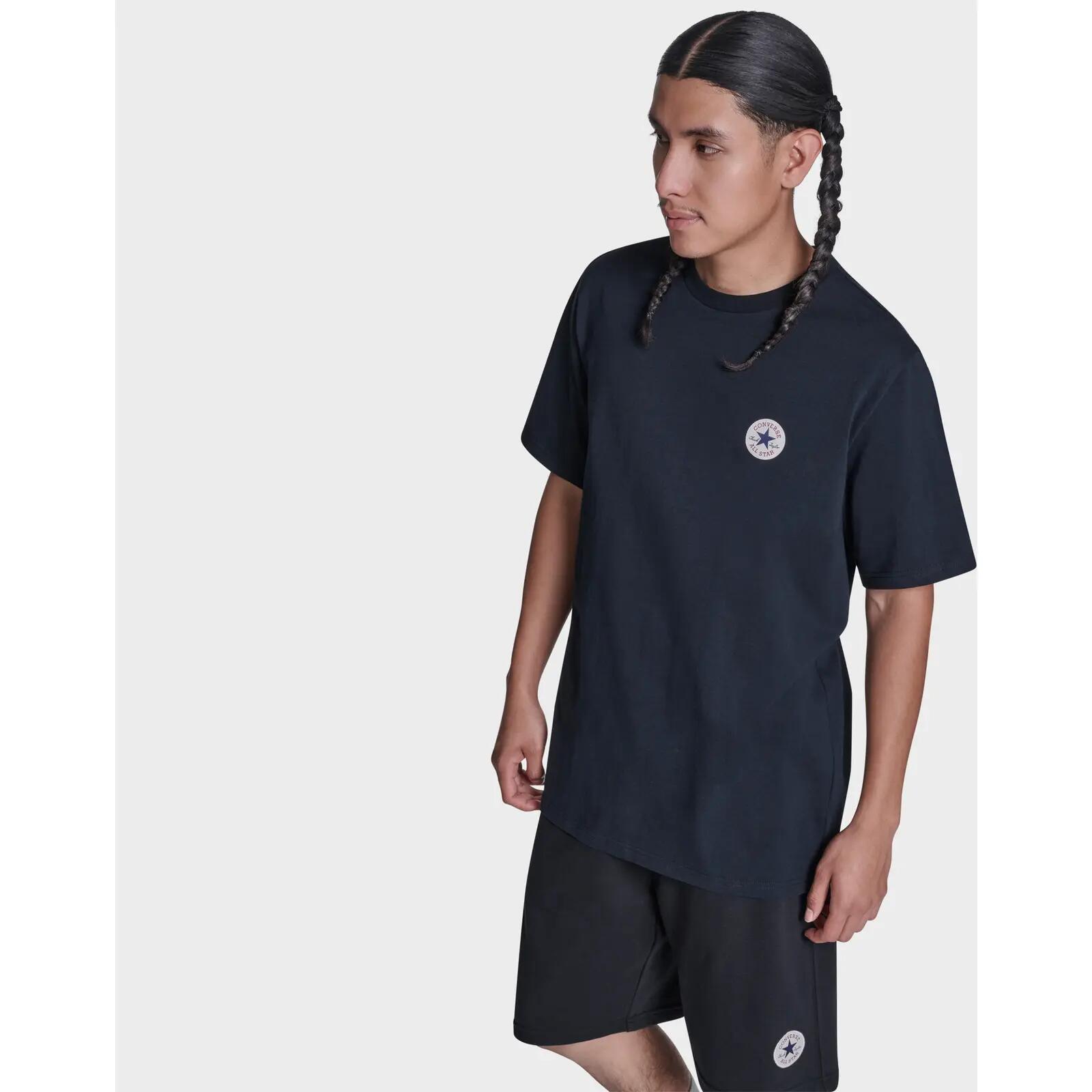 T-Shirt Converse Chuck Patch Tee, Preto, Unissex 4/5