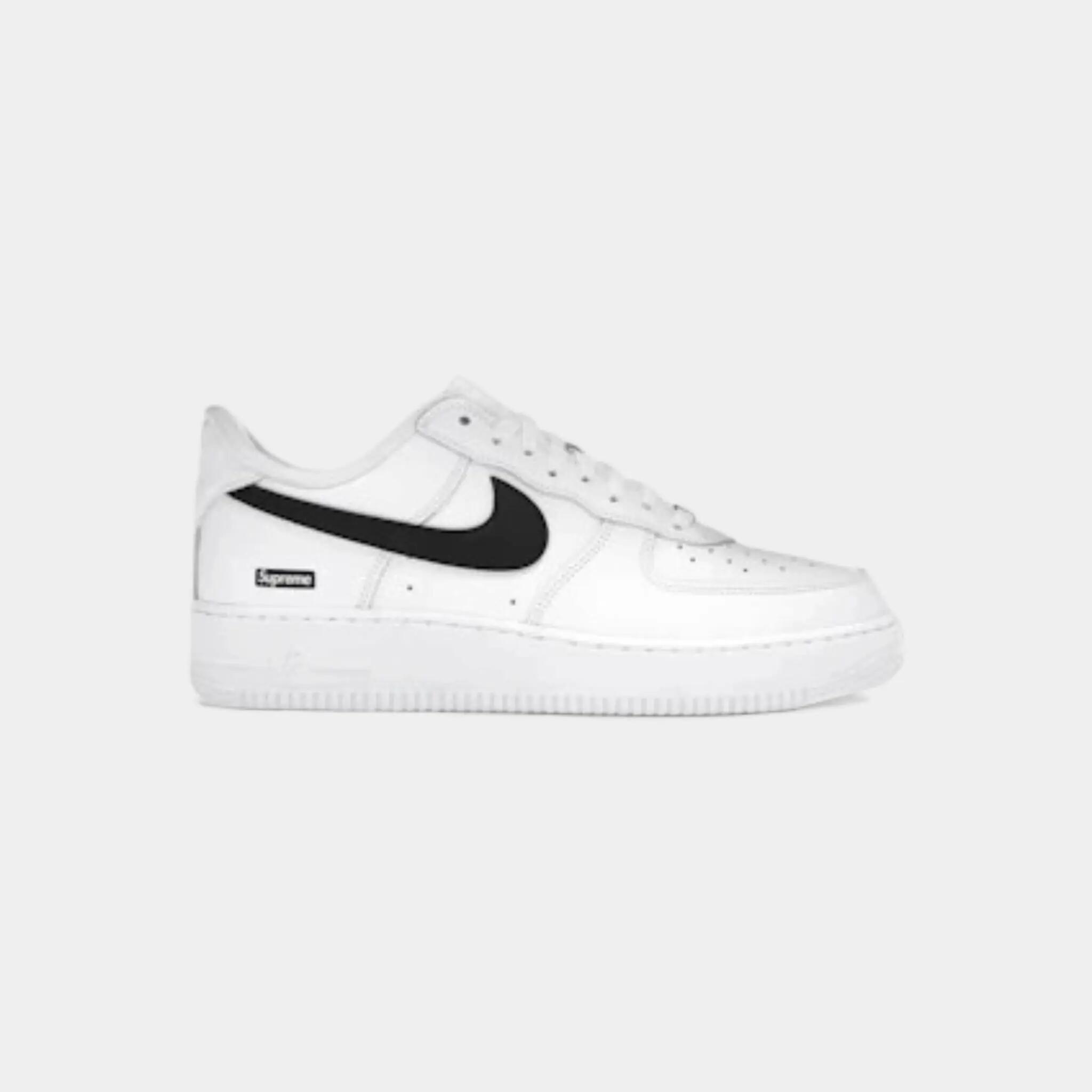 Nike Air Force 1 Low Supreme White Black 1/5