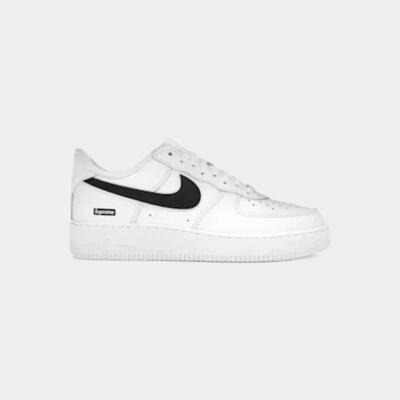Nike air force 1 low supreme white black