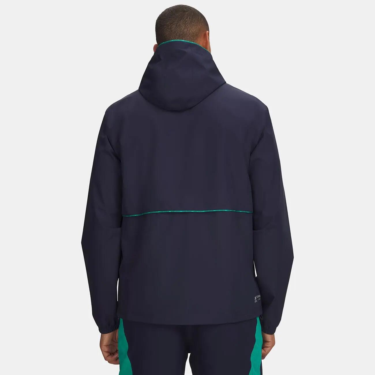 Veste extérieure à capuche pour homme UA Challenger Pro Storm Bleu marine nuit 2/3