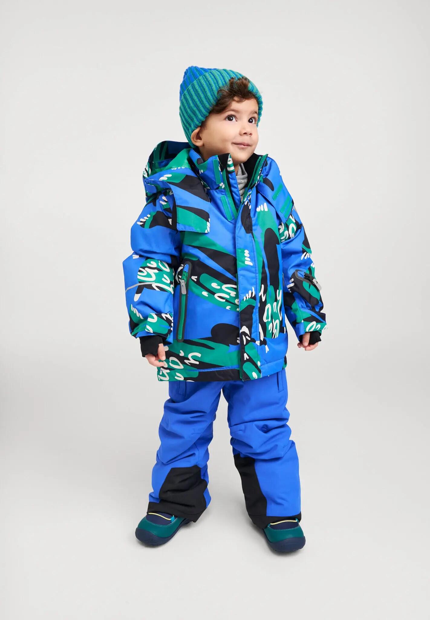 tec Kinder Skijacke Kairala Sparkly Blue 3/5