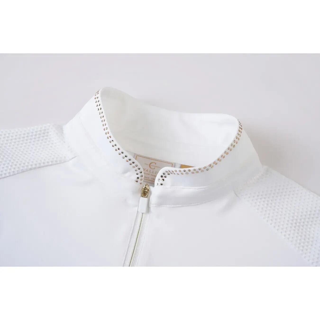 Maillot équitation de compétition manches longues femme Covalliero 5/7