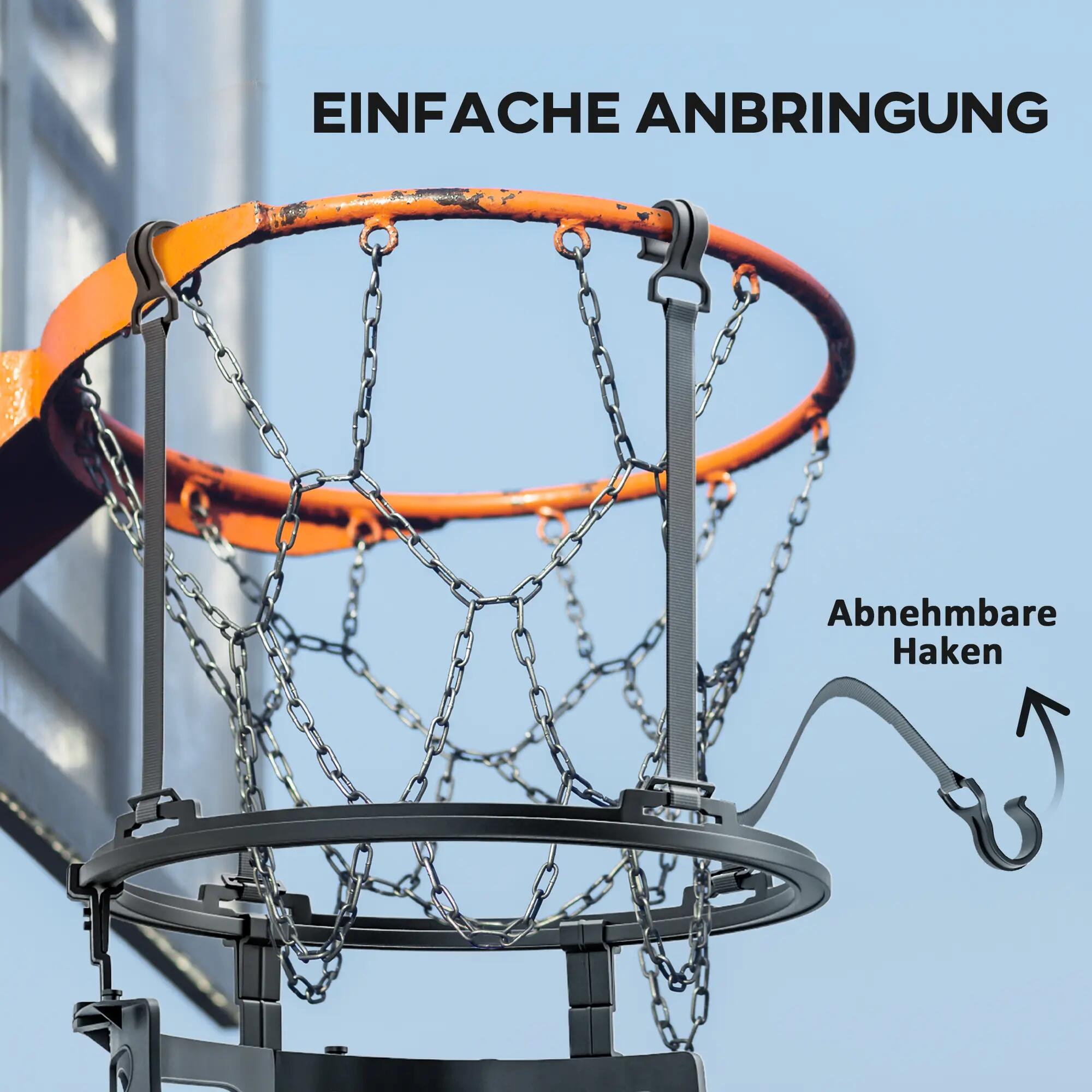 Panier de rebond pour basket-ball, réglable en hauteur, rotatif à 360° 8/9