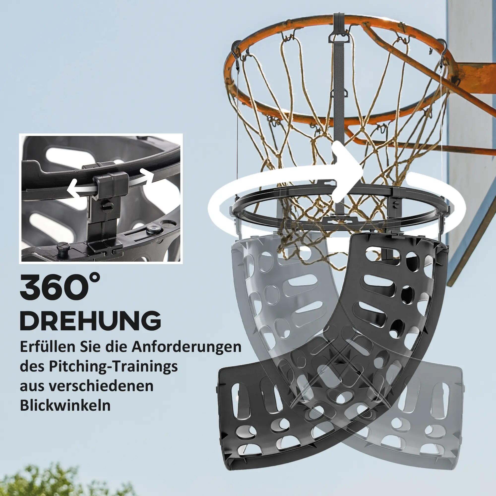 Panier de rebond pour basket-ball, réglable en hauteur, rotatif à 360° 7/9