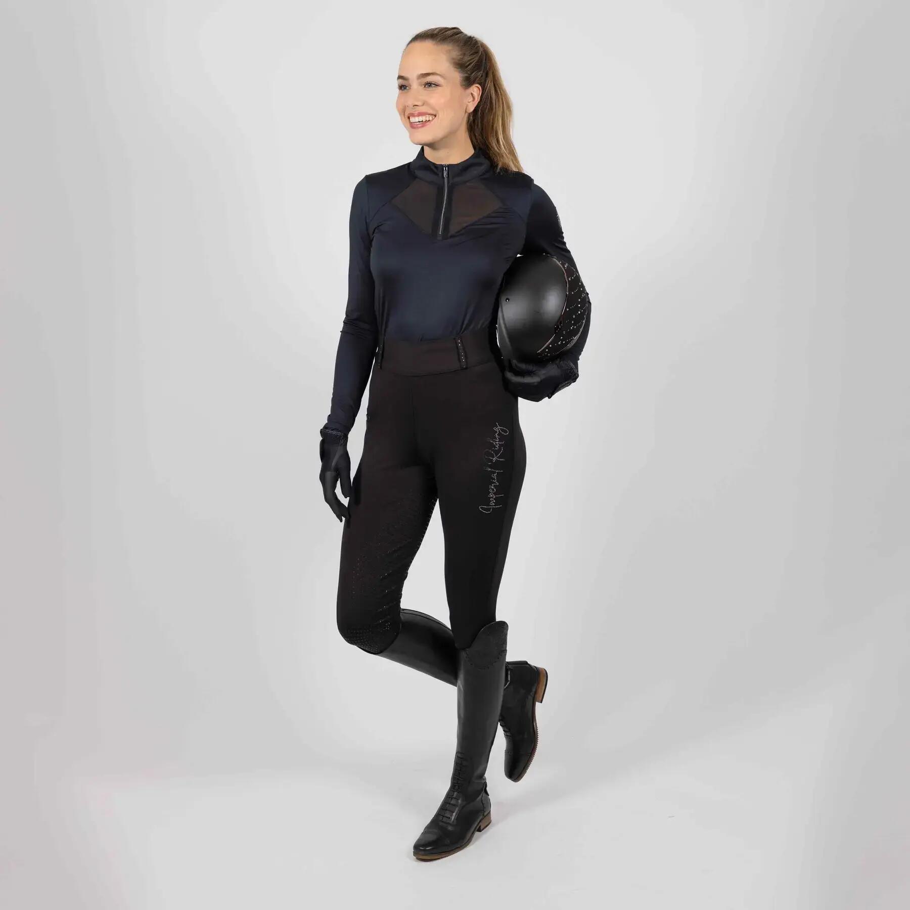 Technisches Reitshirt mit langen Ärmeln für Mädchen Imperial Riding Gaby 2/4