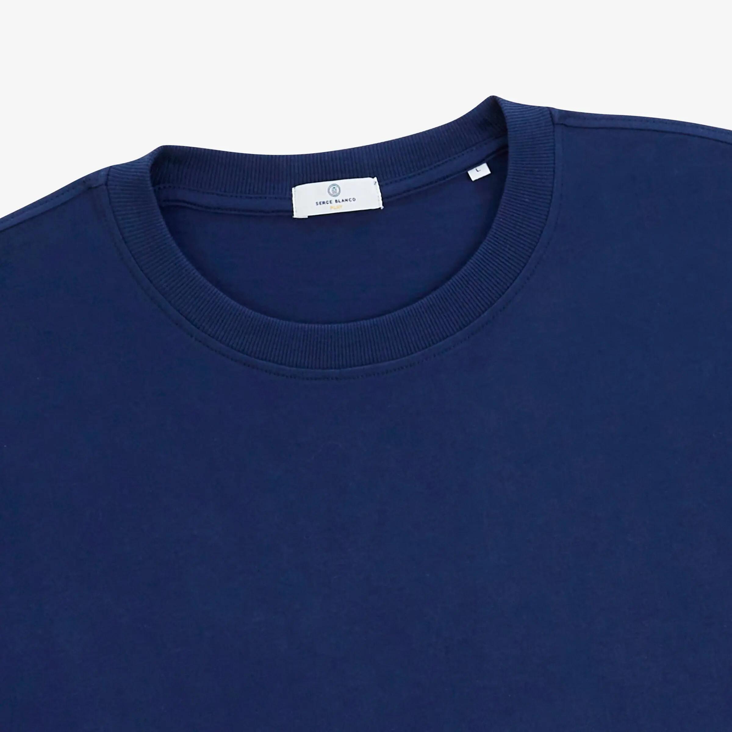 T-shirt manches courtes Thor SBPLAY coupe oversize bleu marine 4/6