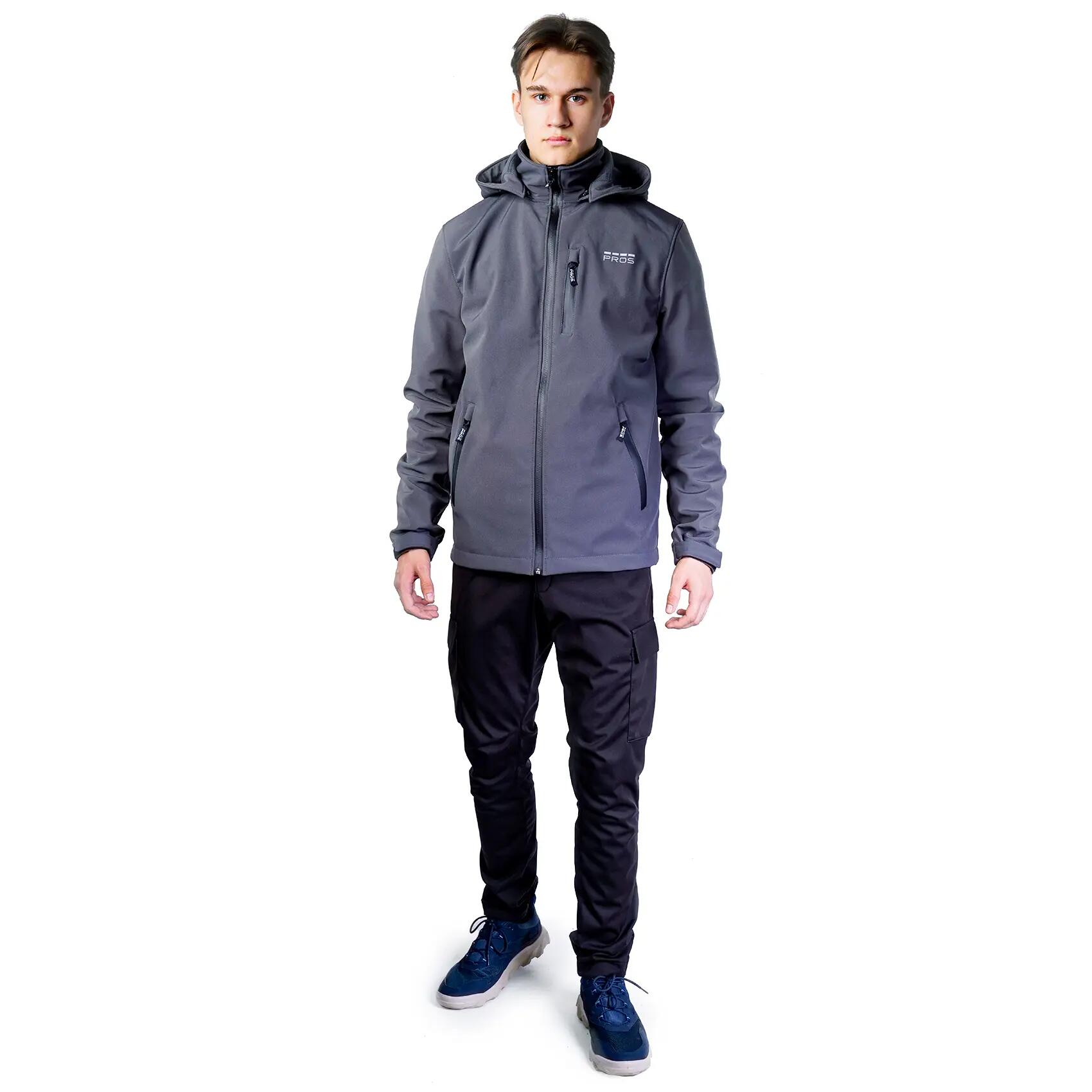 Spodnie proshell stretch PROS SPORT męskie model 741 2/10