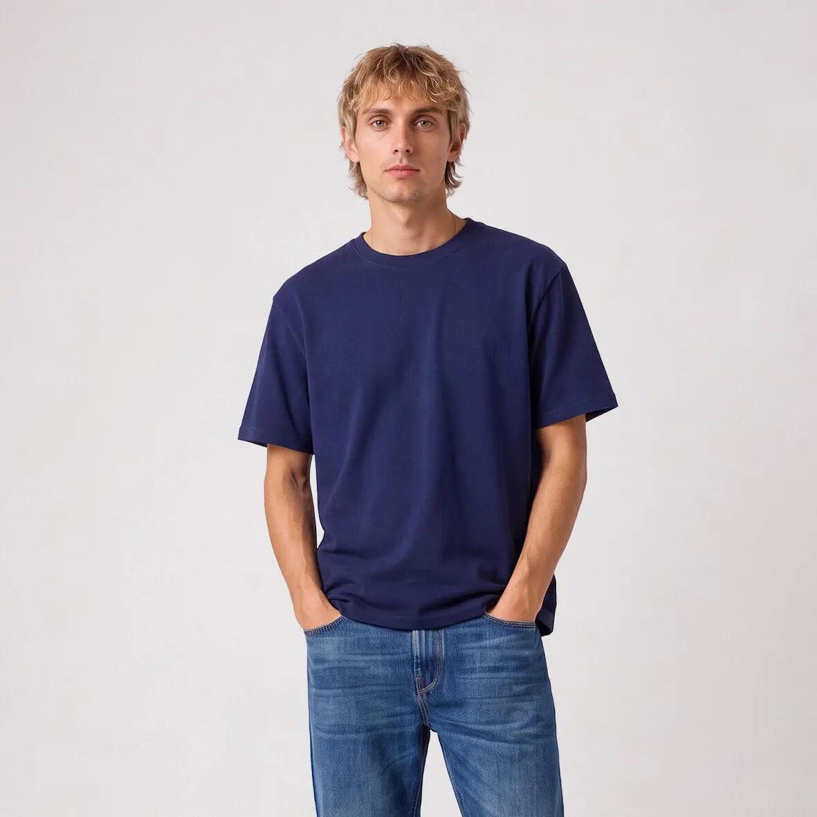 T-shirt manches courtes Thor SBPLAY coupe oversize bleu marine 2/6