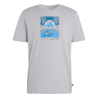 T-shirt adidas summer slides relax graphic