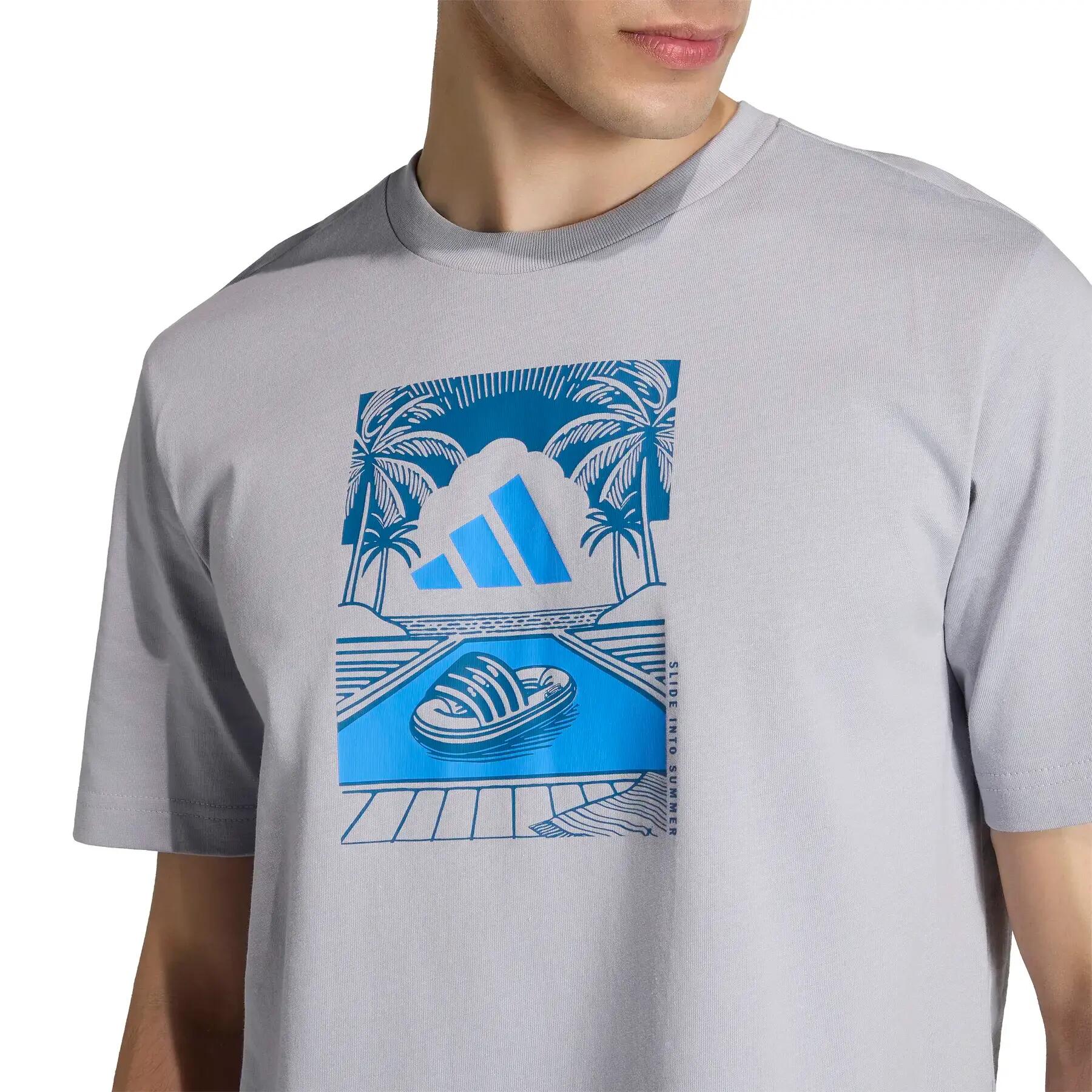 T-shirt adidas Summer Slides Relax Graphic 5/6