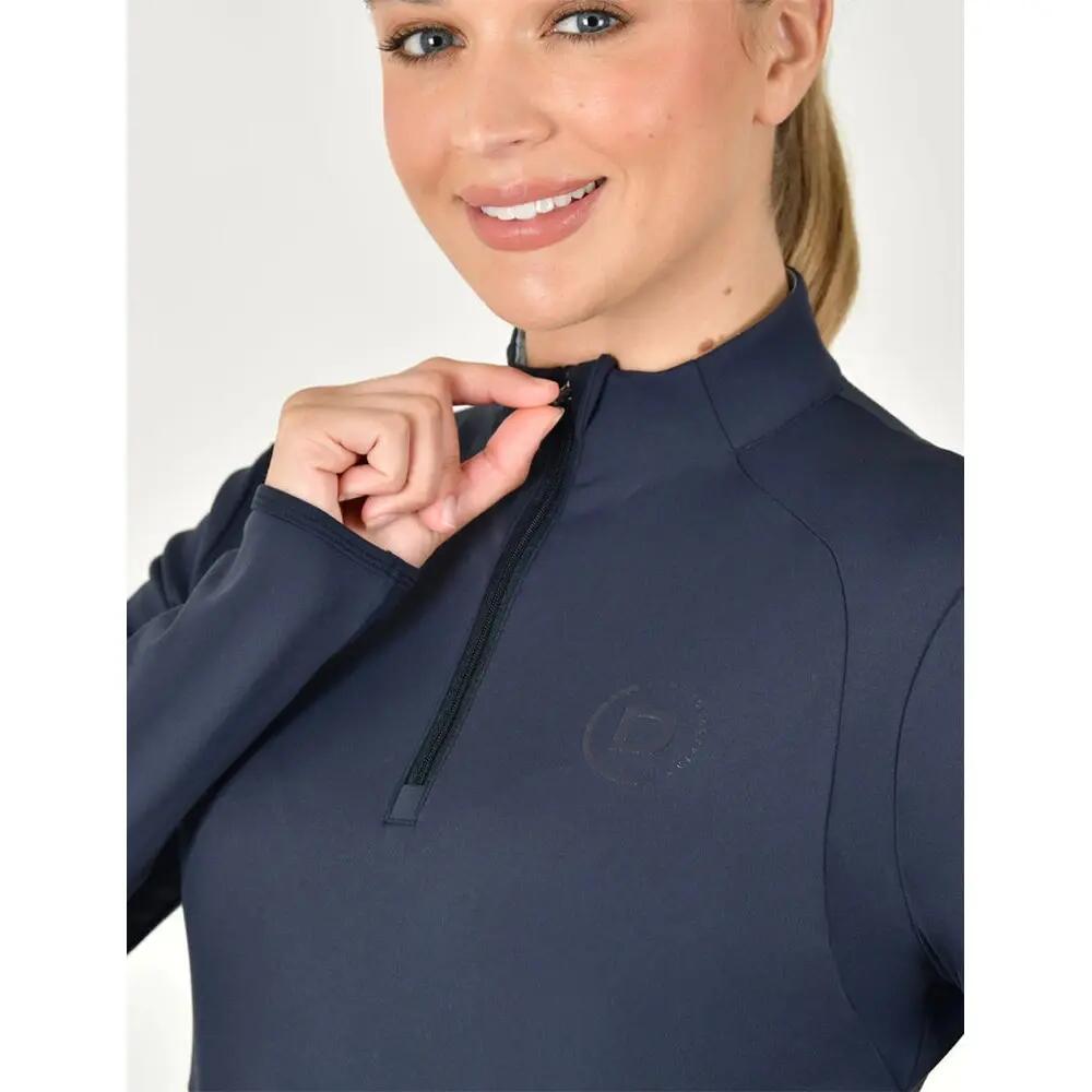 Maglia da equitazione Baselayer donna Dublin Brushed Fitted 3/3