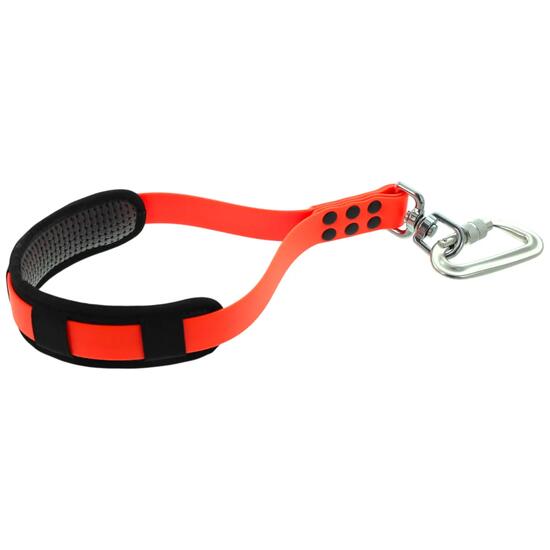 POIGNEE TRAINE GIBIER CANIHUNT PVC 25mm ORANGE