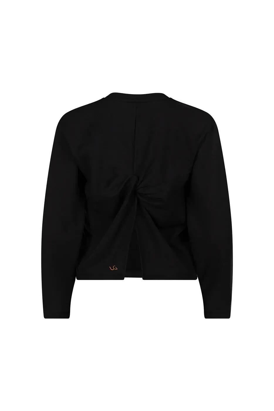 Mira Fleece Yoga Longsleeve - Noir Onyx 6/6