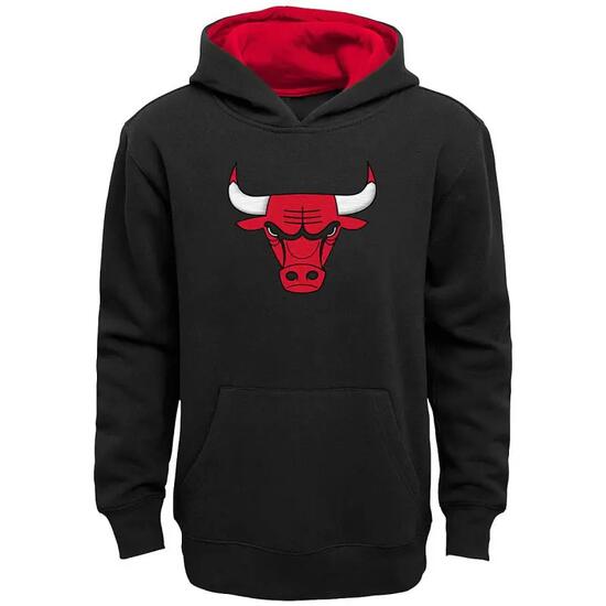 OUTERSTUFF Prime Pullover NBA Junior bluza z kapturem Chicago Bulls czarna