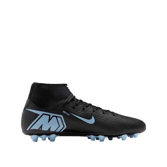 Zapatos de fútbol Nike Mercurial Superfly 10 Academy AG Negro/Azul helado