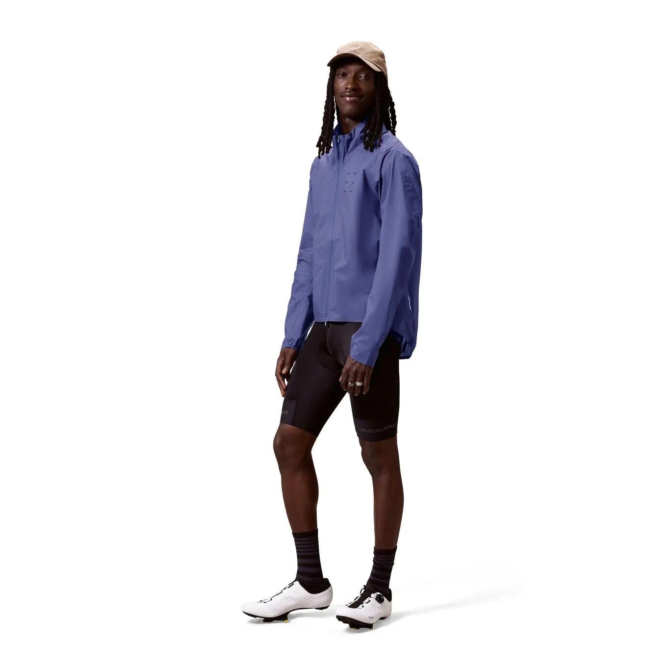 Veste Imperméable Endura AllTrack Race Cape Bleu Homme 3/7