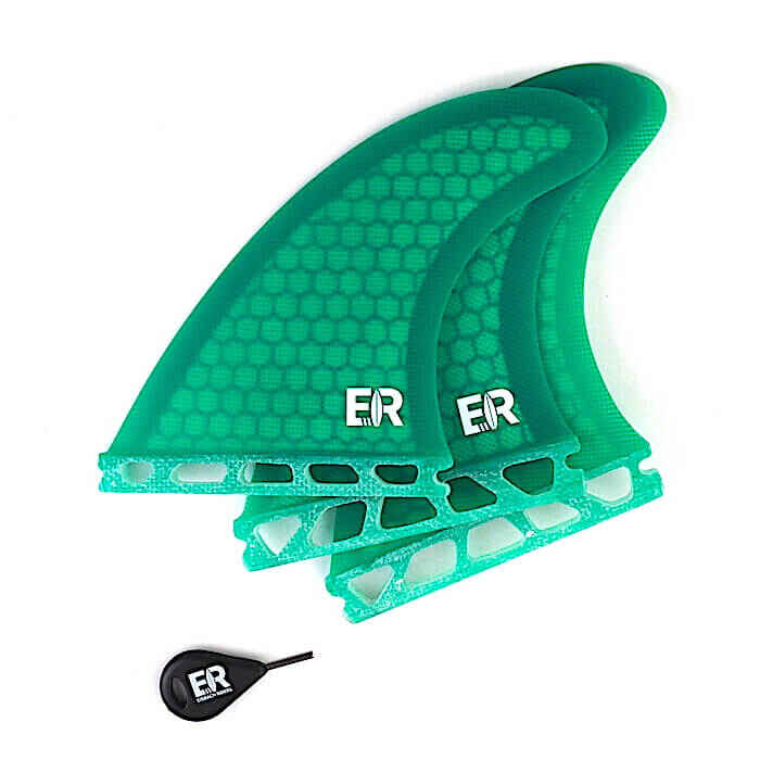 Surfboard Finnen Future Thruster Set Honeycomb Fiberglass mit Fin Key