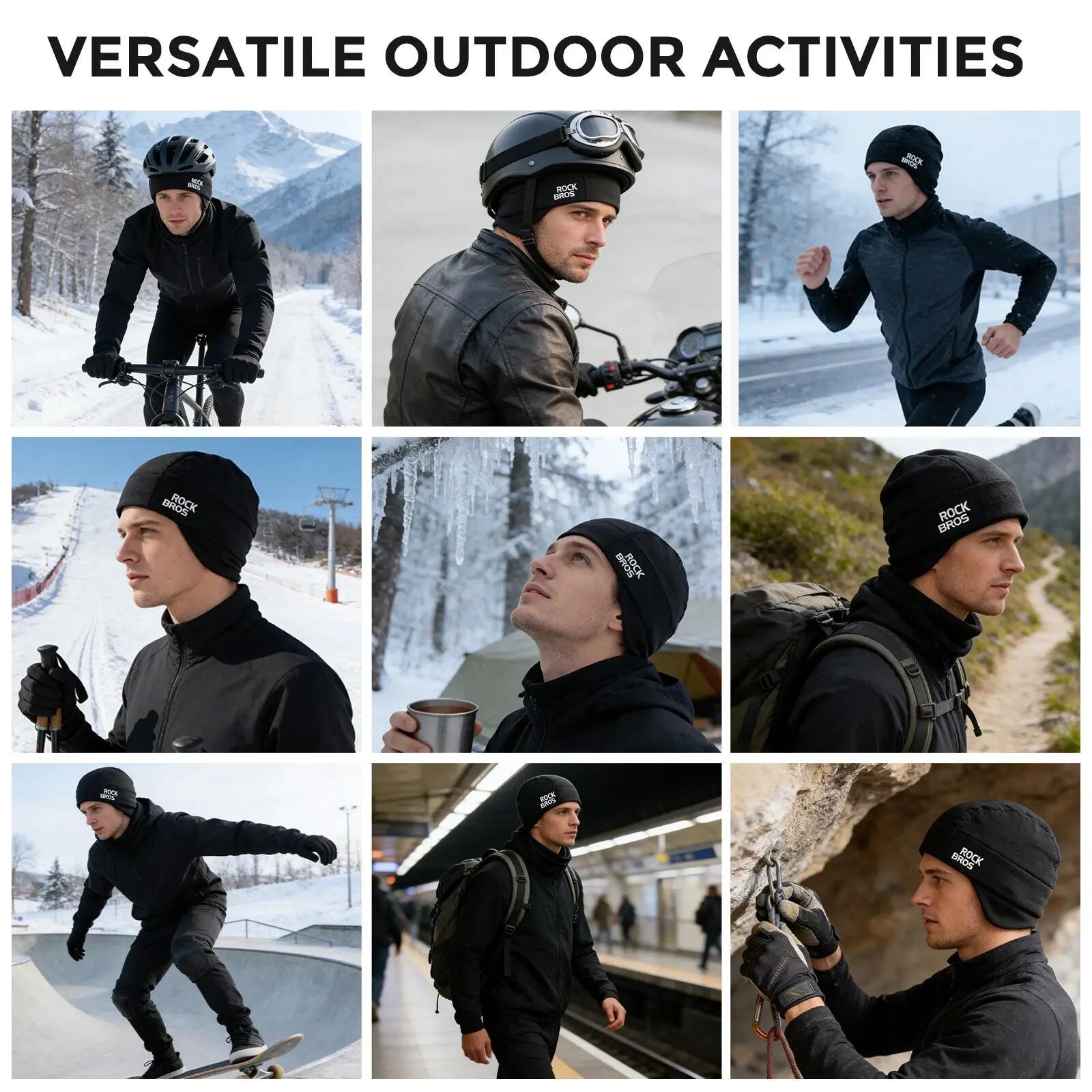 Bonnet de vélo hiver léger coupe-vent sous-casque 6/6