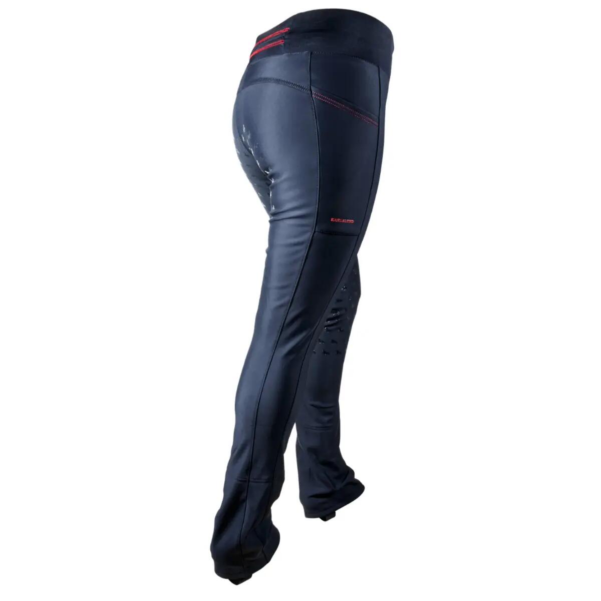 Legging da equitazione invernale con grip completo e tasca per telefono donna Ka 2/3