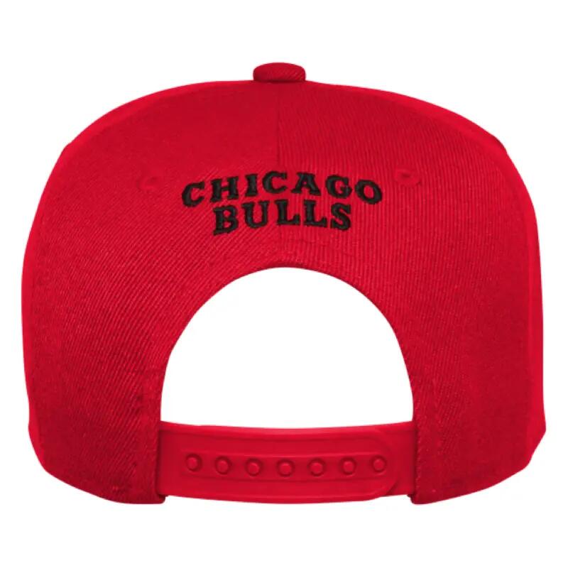 OUTERSTUFF Logo Flatbrim NBA Junior Snapback, Chicago Bulls 2/4