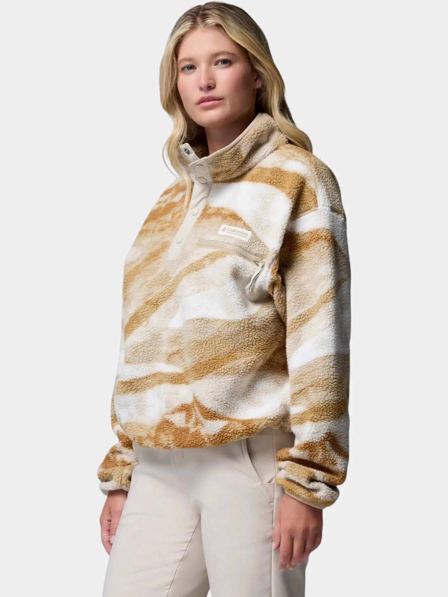 Sweter Damski Columbia Helvetia II Printed Cropped Half Snap 2/7