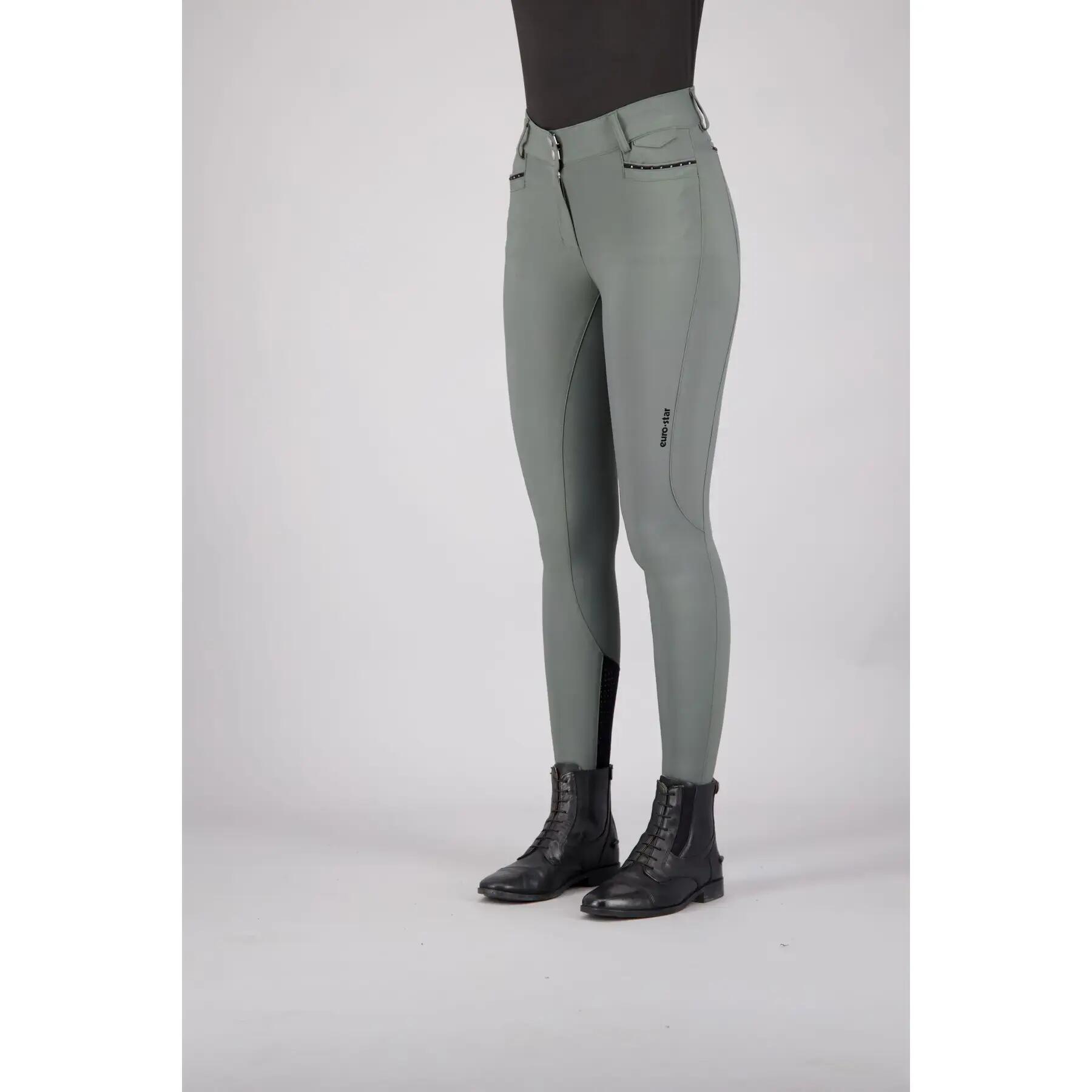 Pantalón de equitación Full Grip Euro-Star Arielle Cool 4/4
