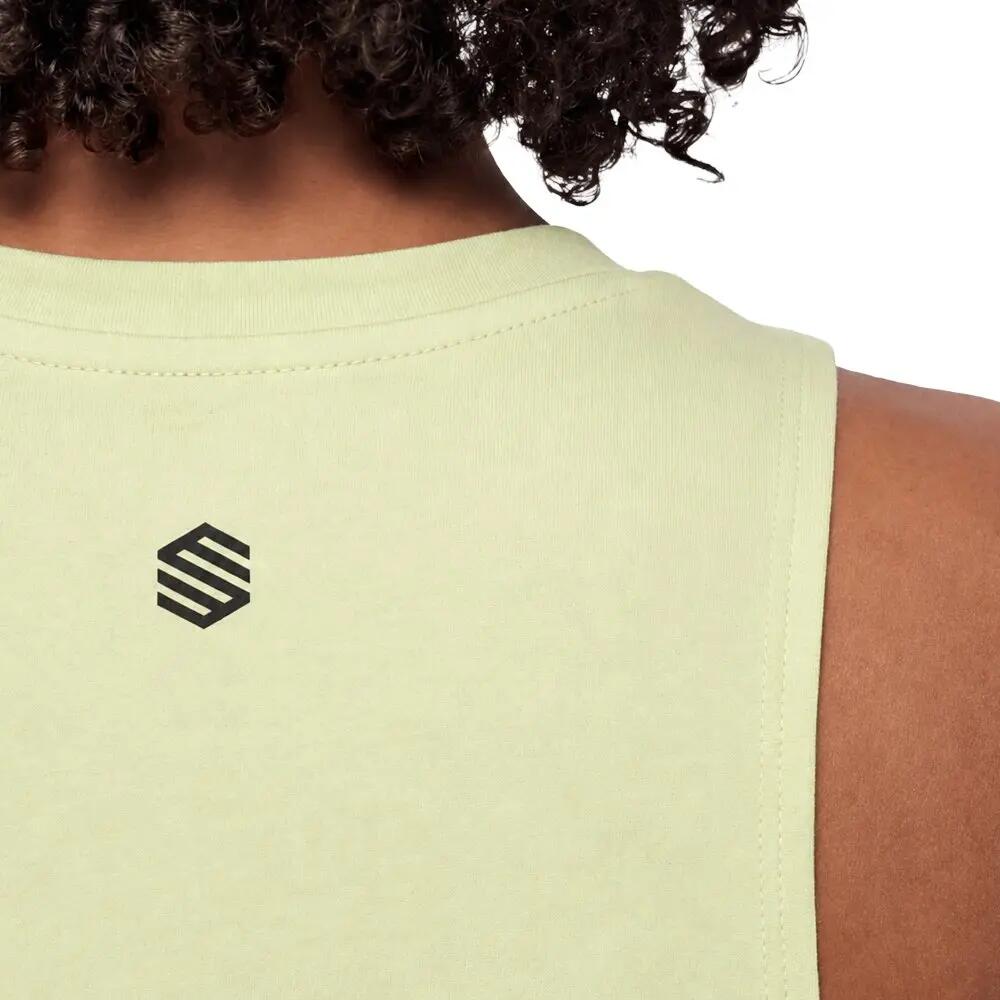 Women Padel ’s sleeveless top Shear-W Lime Lime 4/8