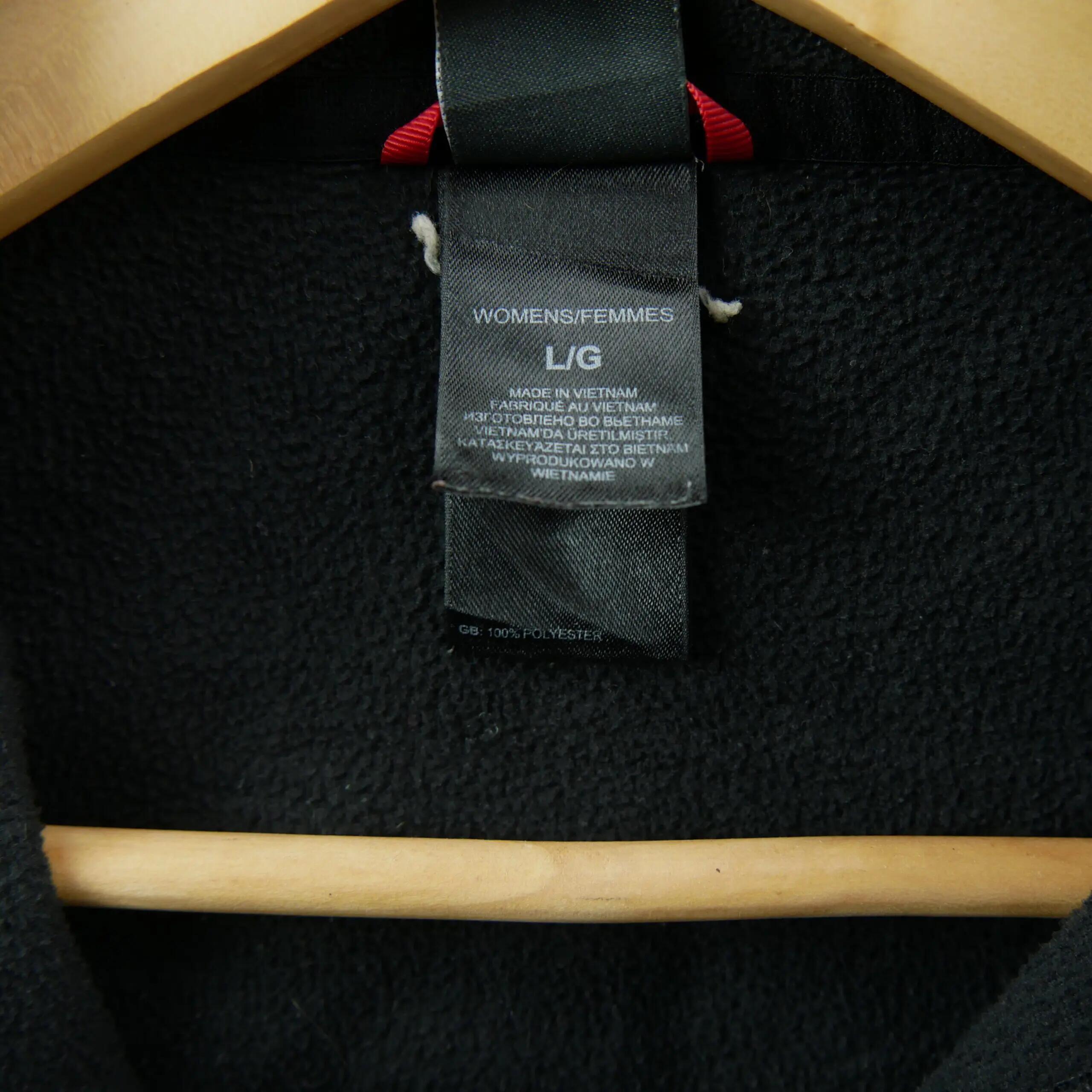 Pull polaire Femme 1/4 Zip Noir 6/7