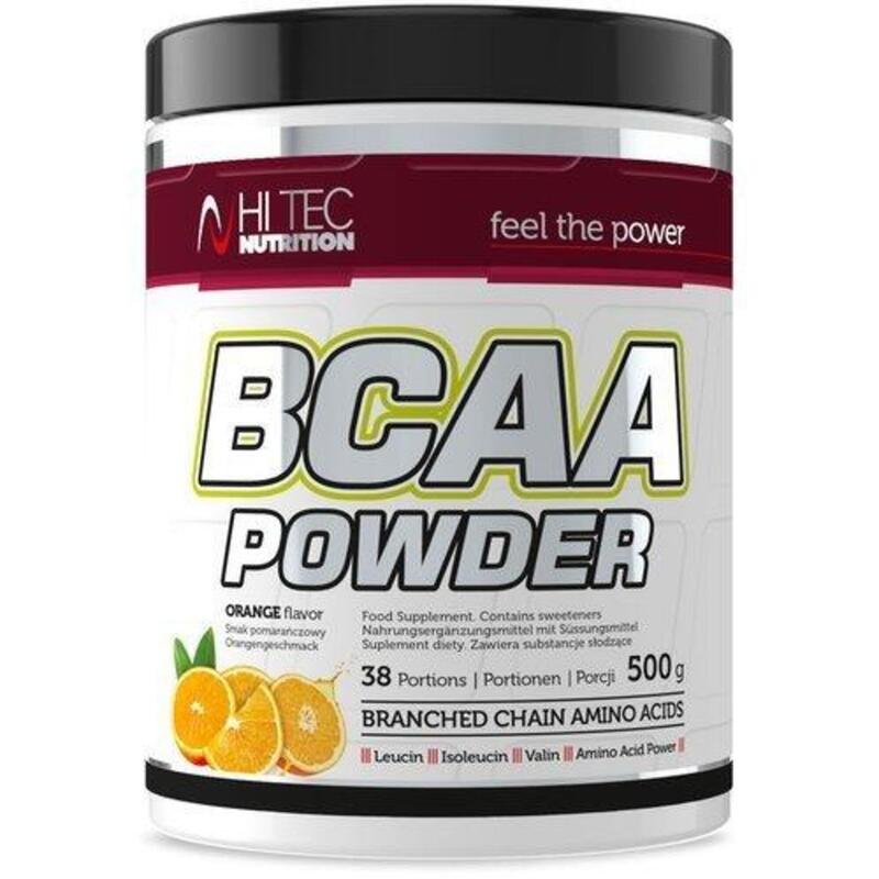 HI TEC BCAA Powder 500g Pomarańcza