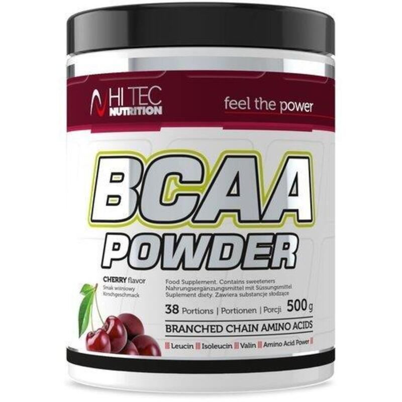 HI TEC BCAA Powder 500g Wiśnia