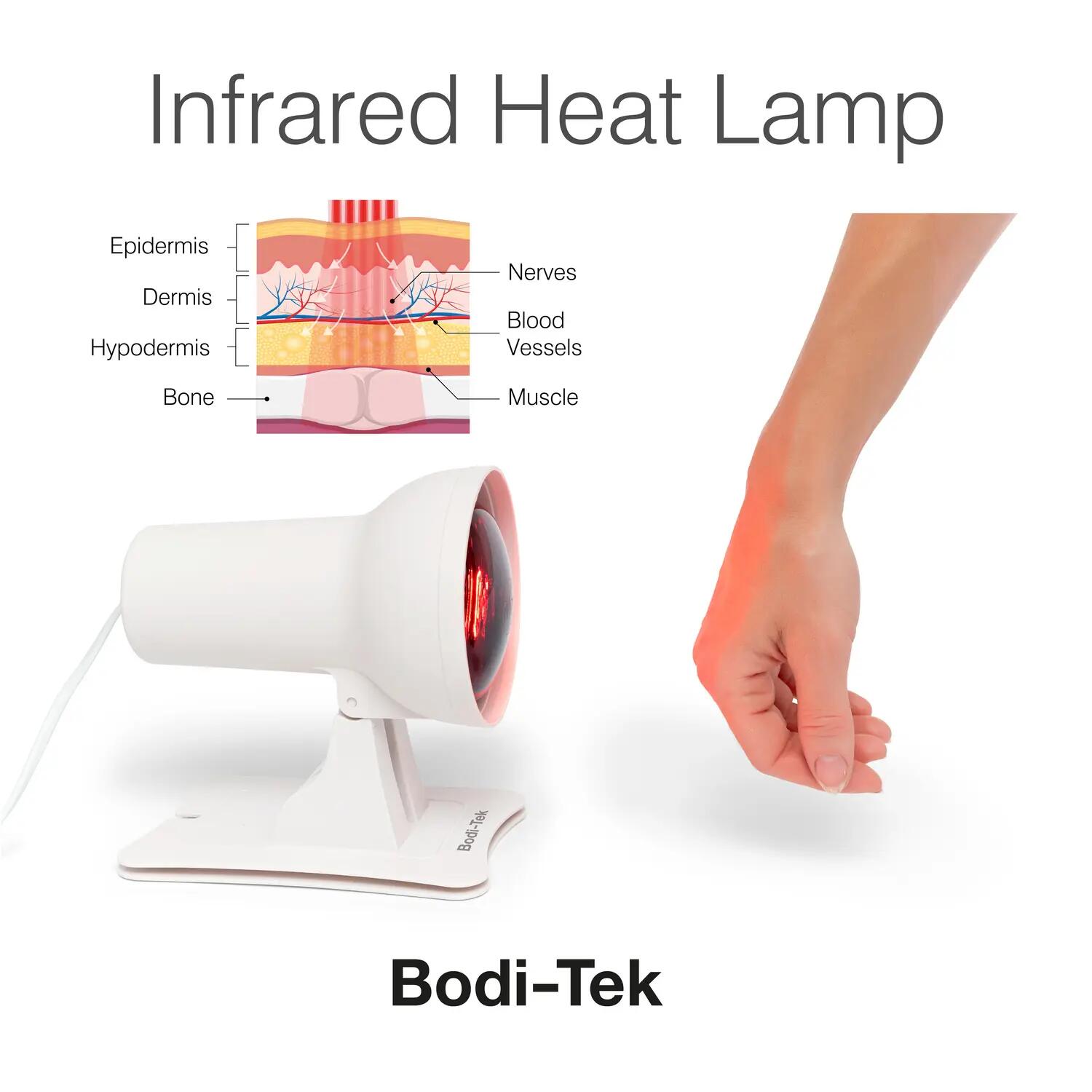 Bodi-Tek Infrared Health Heat Lamp 8/11