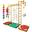 Sprossenwand für Kinderzimmer  M3 240 - 290 cm Gelb Holzsprossen Kindersport